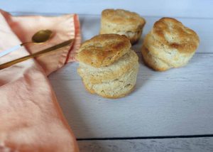 Sourdough vegan biscuits by Roaring Spork