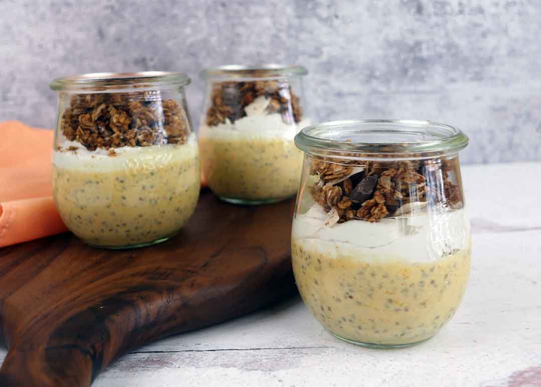 Mango Chia Parfait - Roaring Spork