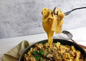 Thick vegan egg noodles recipe
