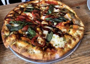 A pizza from Aspen Tap