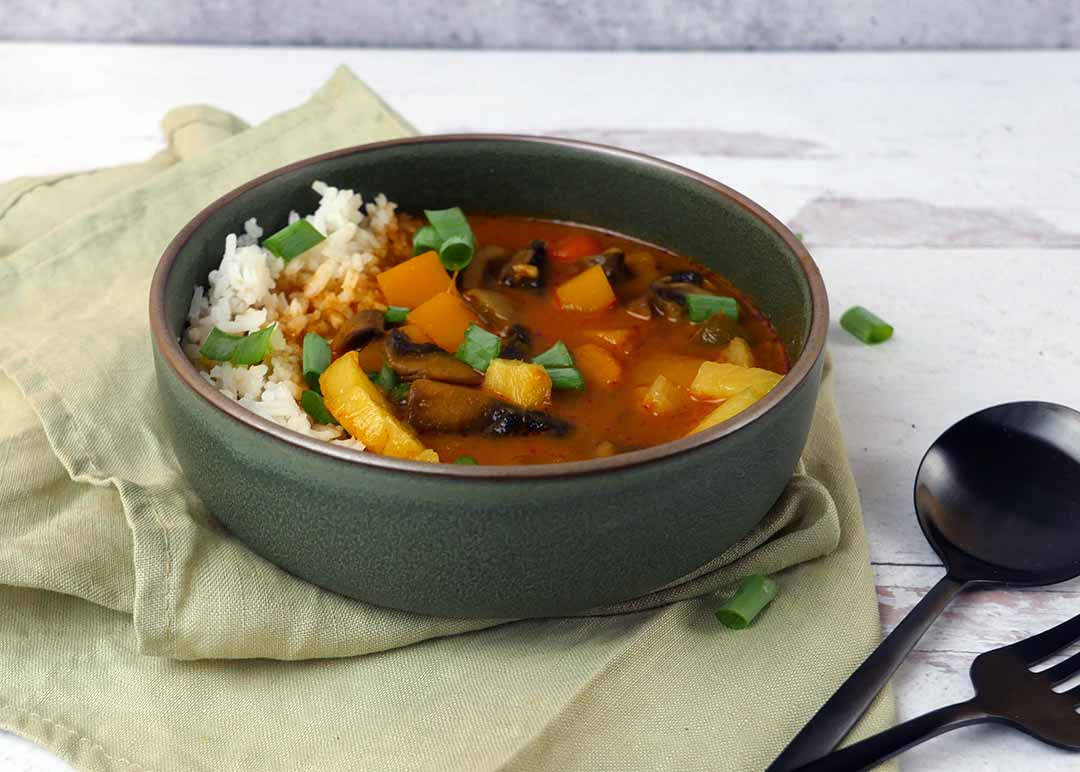 Butternut Squash & Pineapple Curry | Roaring Spork