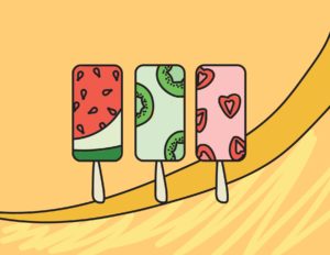 Popsicle Coloring Page