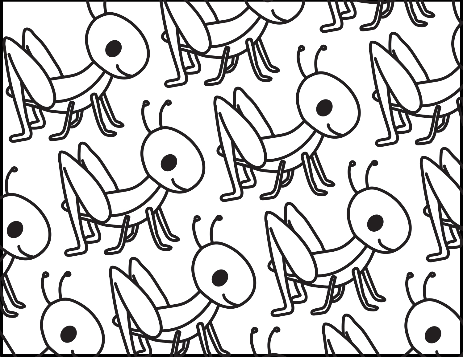 Grasshopper Coloring Pages | Roaring Spork