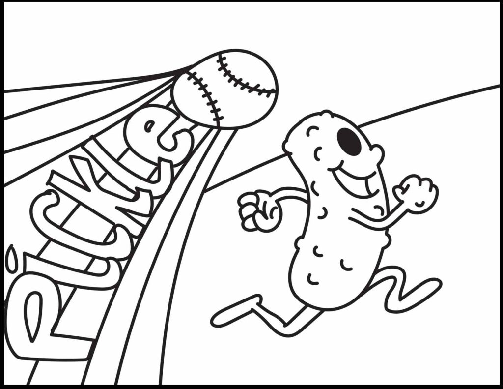 Pickle Coloring Page