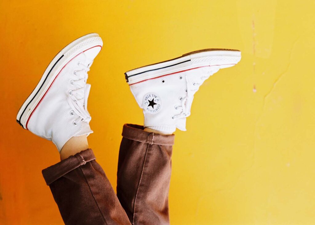Vegan high top sneakers